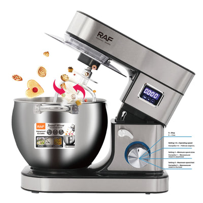 RAF 3-in-1 Stand Mixer 8L Capacity With Digital Display - product view 2