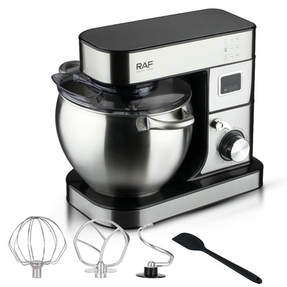 RAF 3-in-1 Stand Mixer 8L Capacity With Digital Display