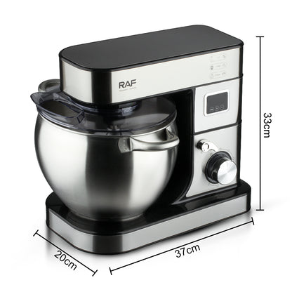 RAF 3-in-1 Stand Mixer 8L Capacity With Digital Display