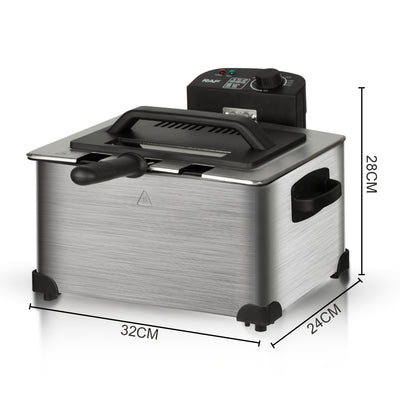 RAF Electric 7.5L Deep Fryer - product view 3