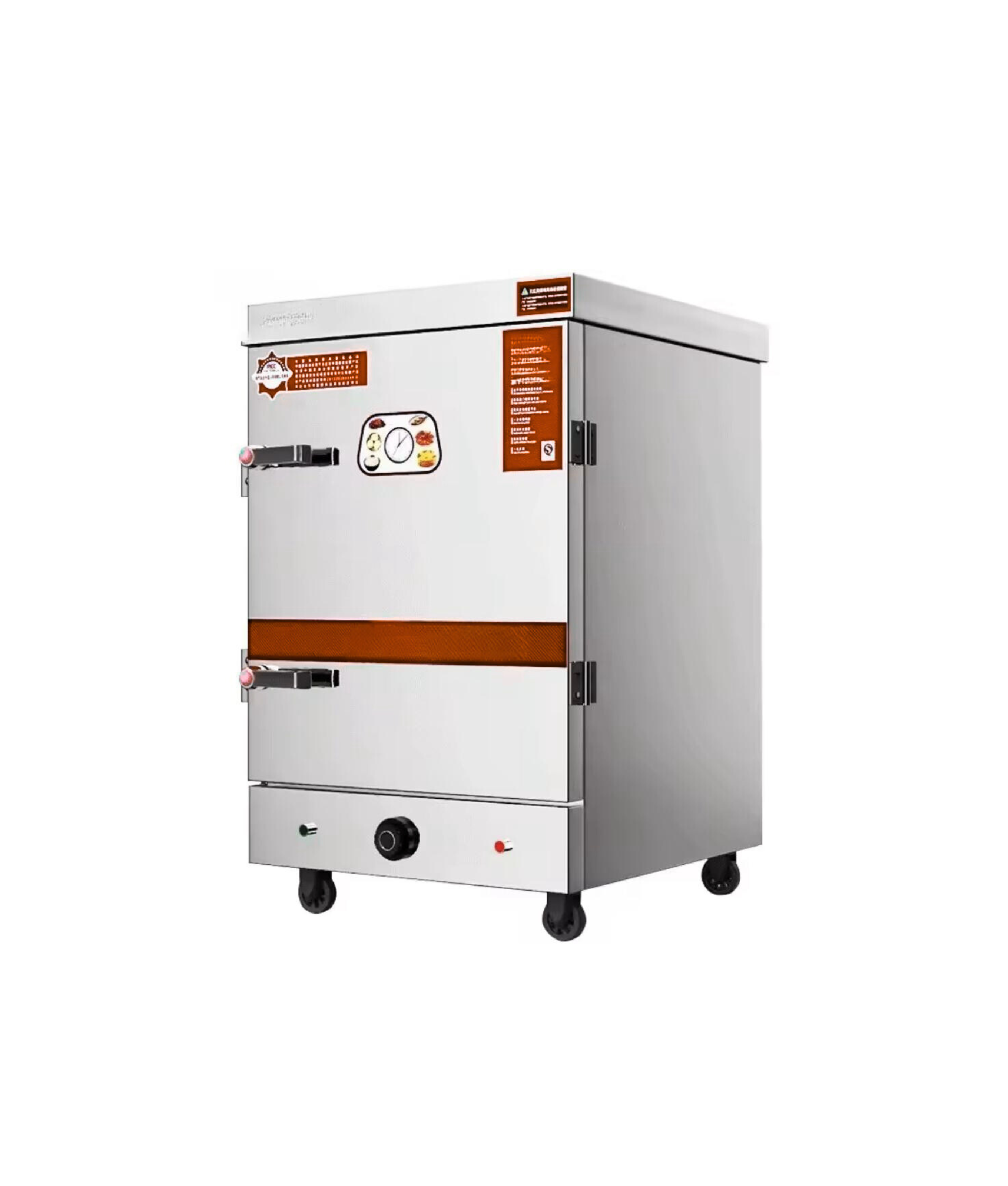 Industrial Gas Rice Steaming Cart 06 Trays