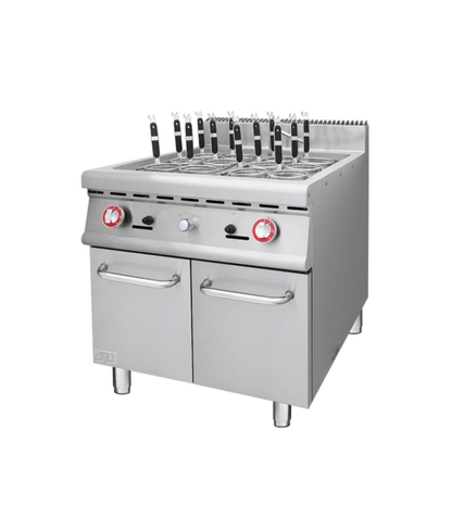 Industrial Pasta Boiler with Cabinet 12 Buckets