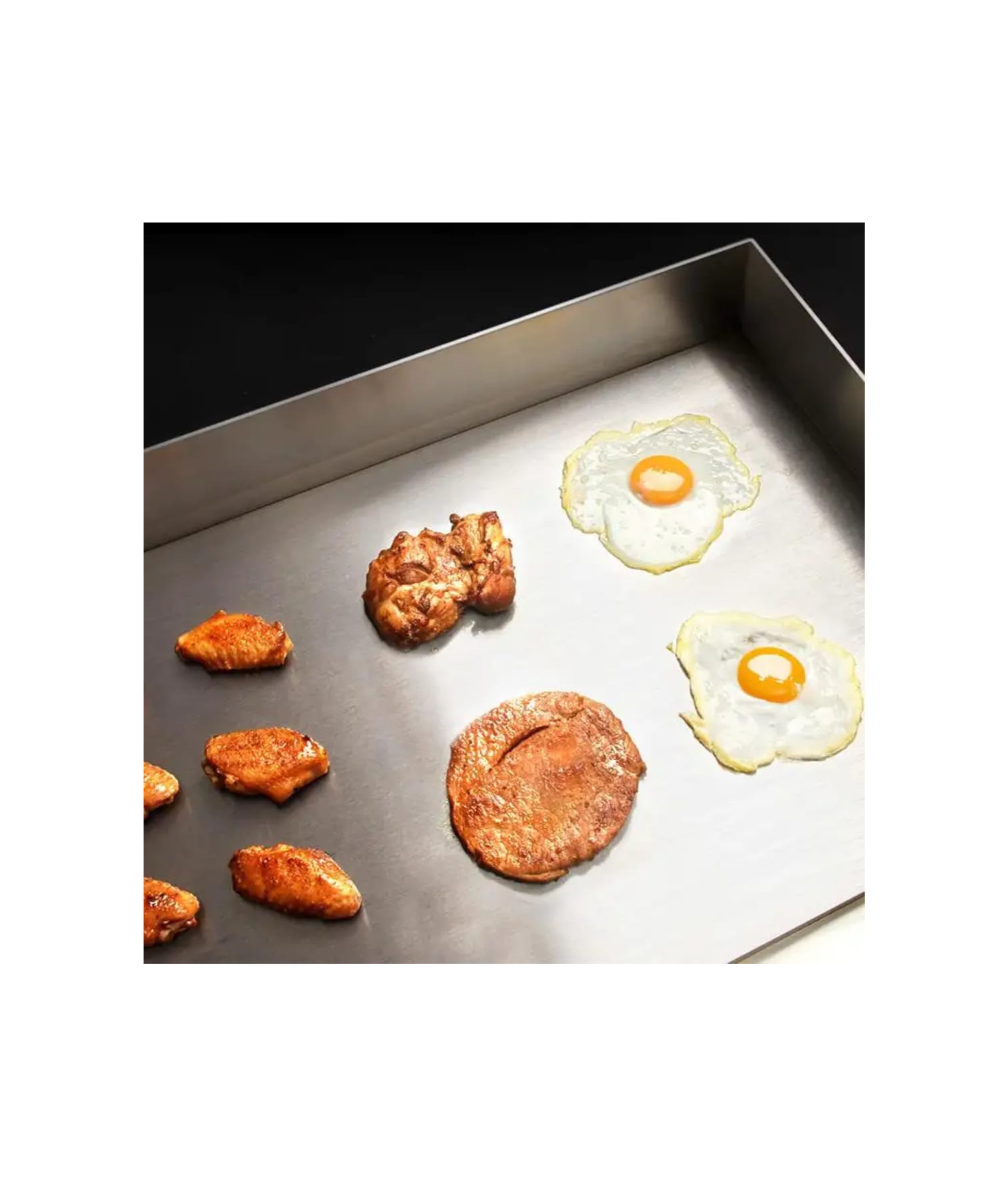 Industrial Gas Griddle with Stand - 1200mm (Half Grooved) - product view 3