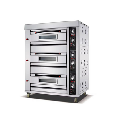 Industrial Gas Oven 3 Deck 6 Trays (Unique)