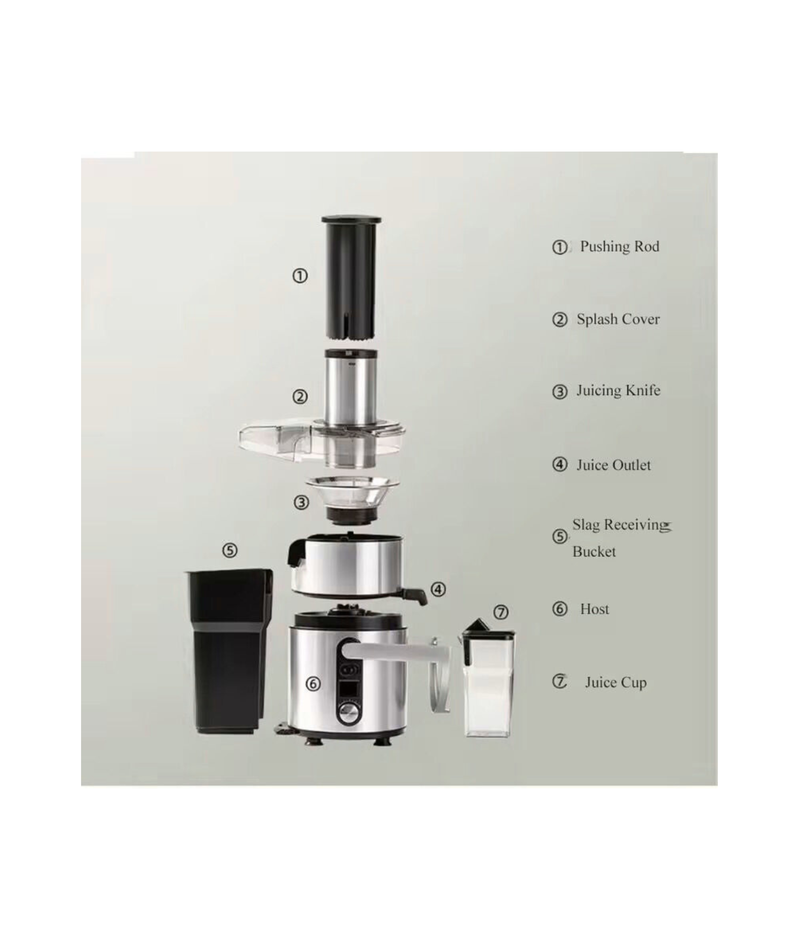 Industrial Electric Juice Extractor 750ml