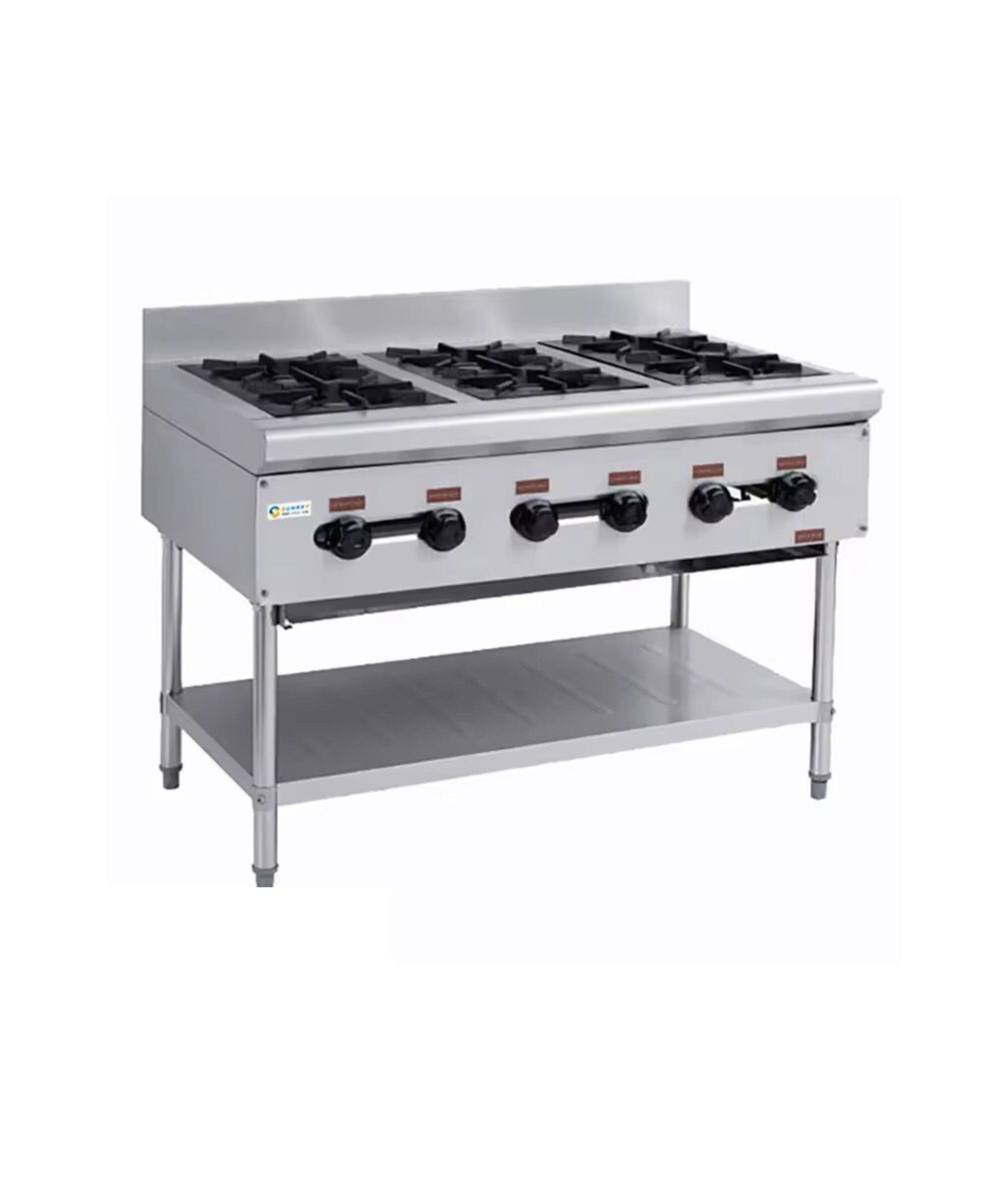 Industrial 06 Burner Stove With Stand (Linkrich)