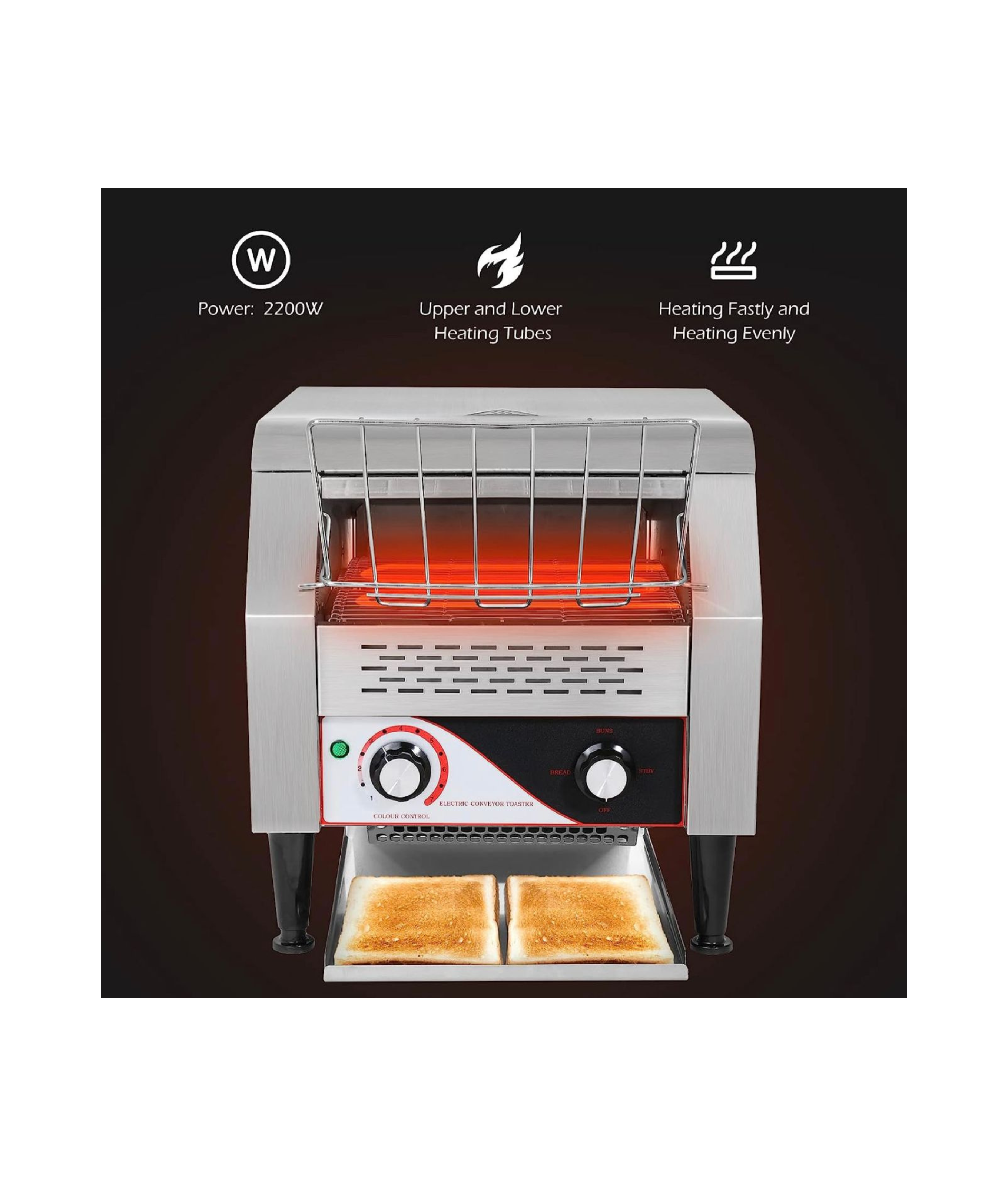 Industrial Conveyor Toaster-450mm