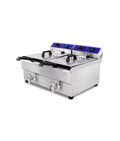A-Star 20L Double Industrial Electric Deep Fryer - product view 2