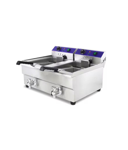 A-Star 20L Double Industrial Electric Deep Fryer