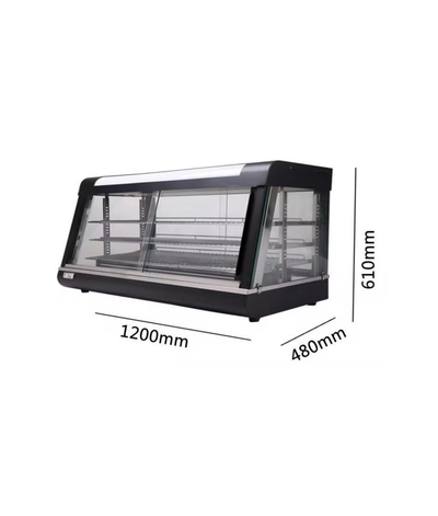 Curved Food Warmer 1200MM - product view 2