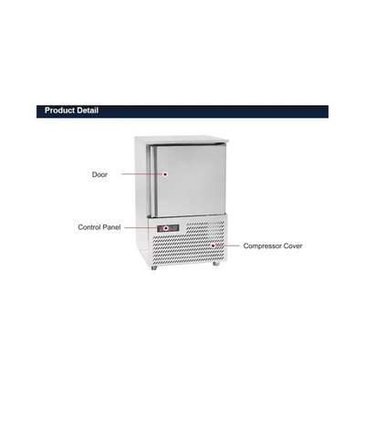 Industrial Blast Freezer 05 Shelves (Linkrich) - product view 2