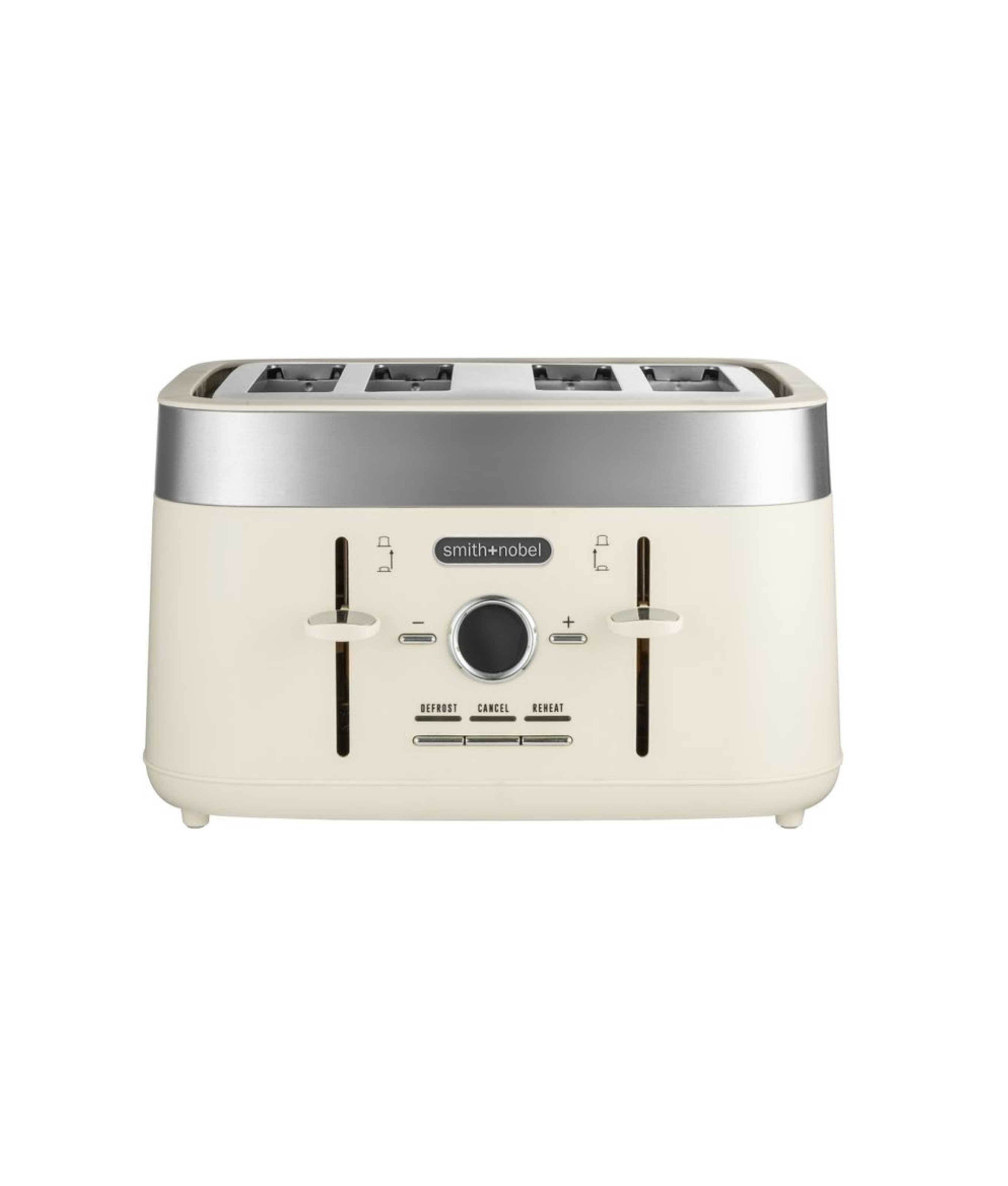 Smith + Nobel Colour Kitchen Digital Toaster Almond 4 Slice