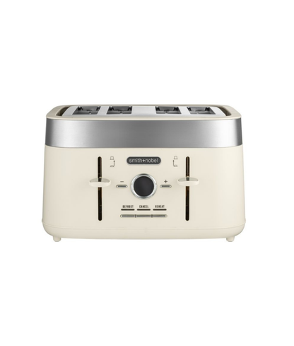 Smith + Nobel Colour Kitchen Digital Toaster Almond 4 Slice