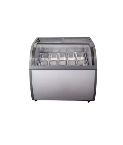 Industrial Gelato Ice Cream Display - 10 Pans - product view 2