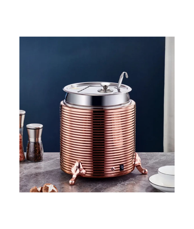 Industrial Soup Kettle 13L Copper Body (Unique) - product view 3