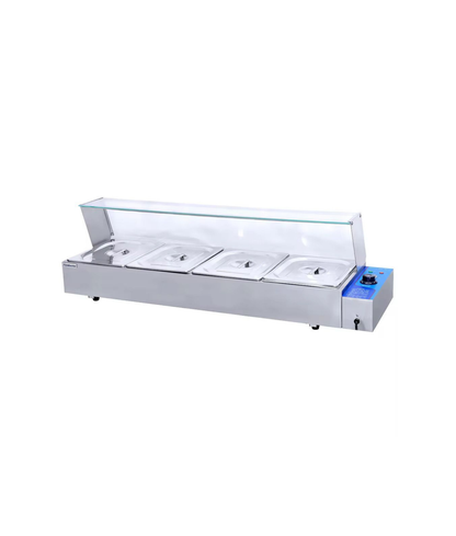 Industrial Electric Bain Marie 06 Pans Table Top (Unique)