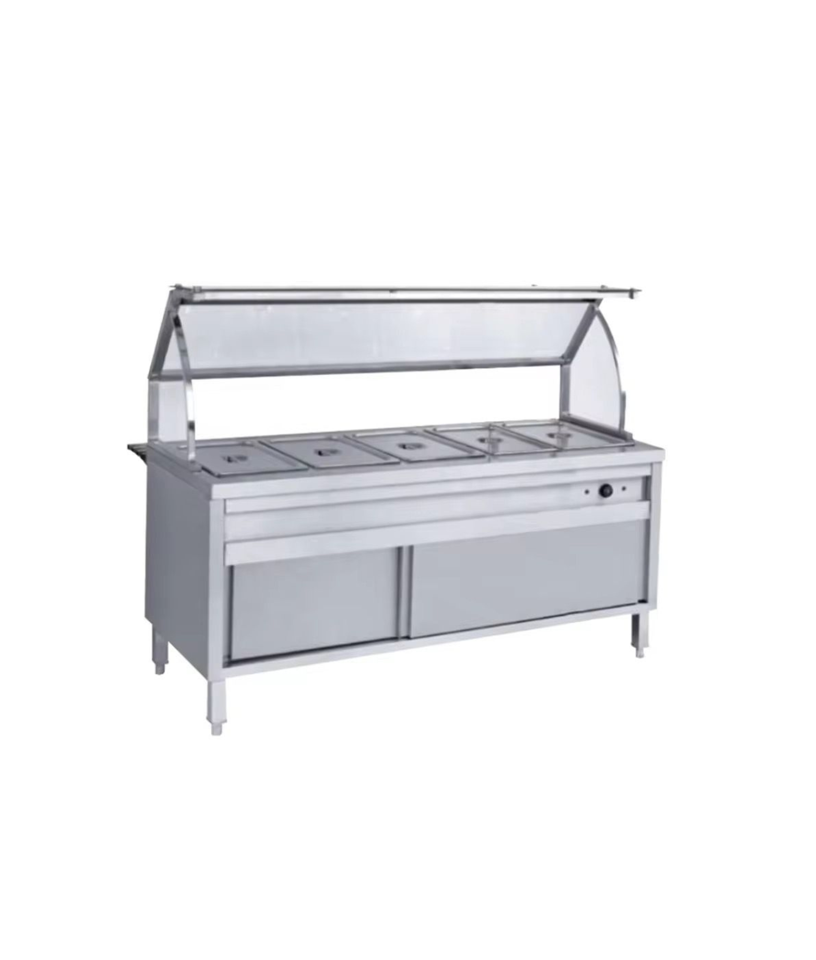 Industrial Electric Bain Marie Cabinet 05 Pans