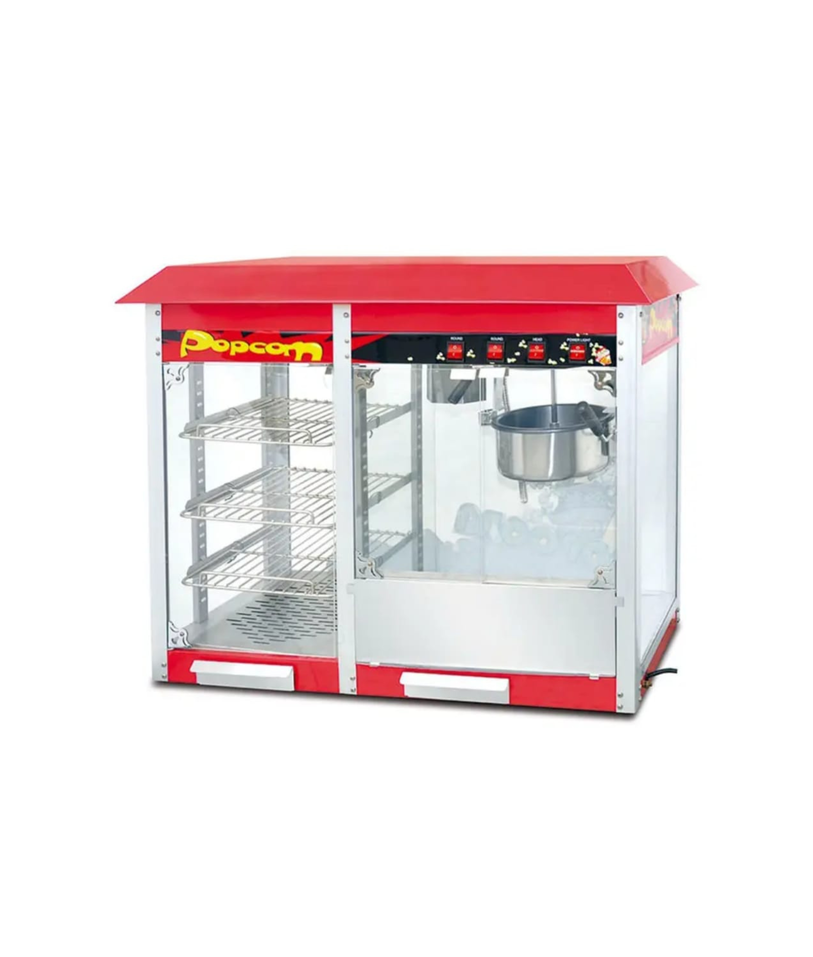 Industrial Electric Pop Corn Machine With Showcase