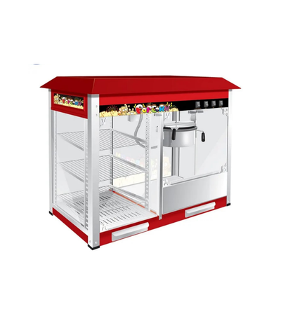 Industrial Electric Pop Corn Machine With Showcase - product view 4
