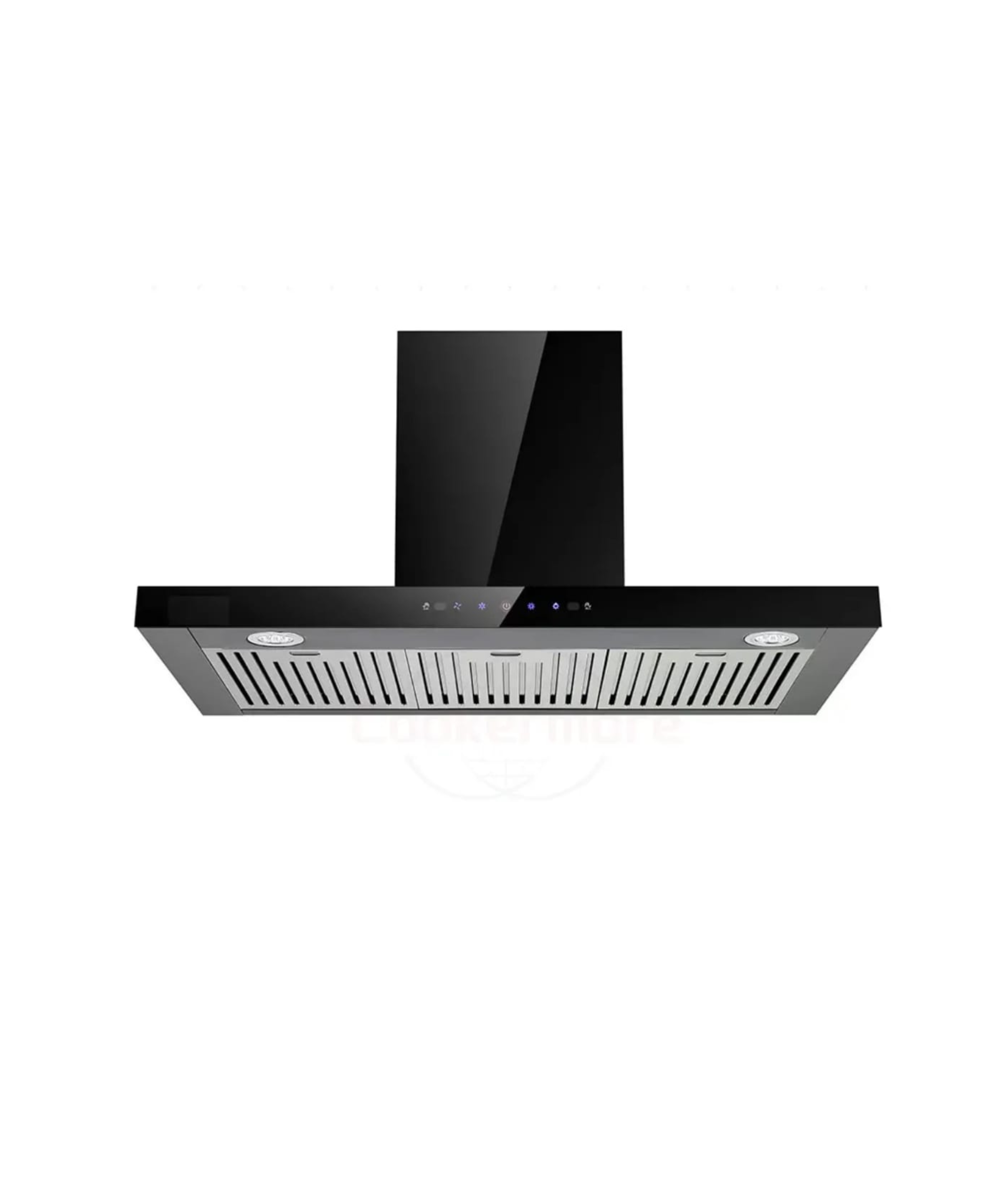 Industrial Exhaust Hood - Black 600mm