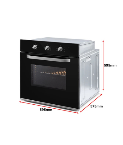 Kogan 60cm Electric Built-in Oven (5 Functions) - product view 2