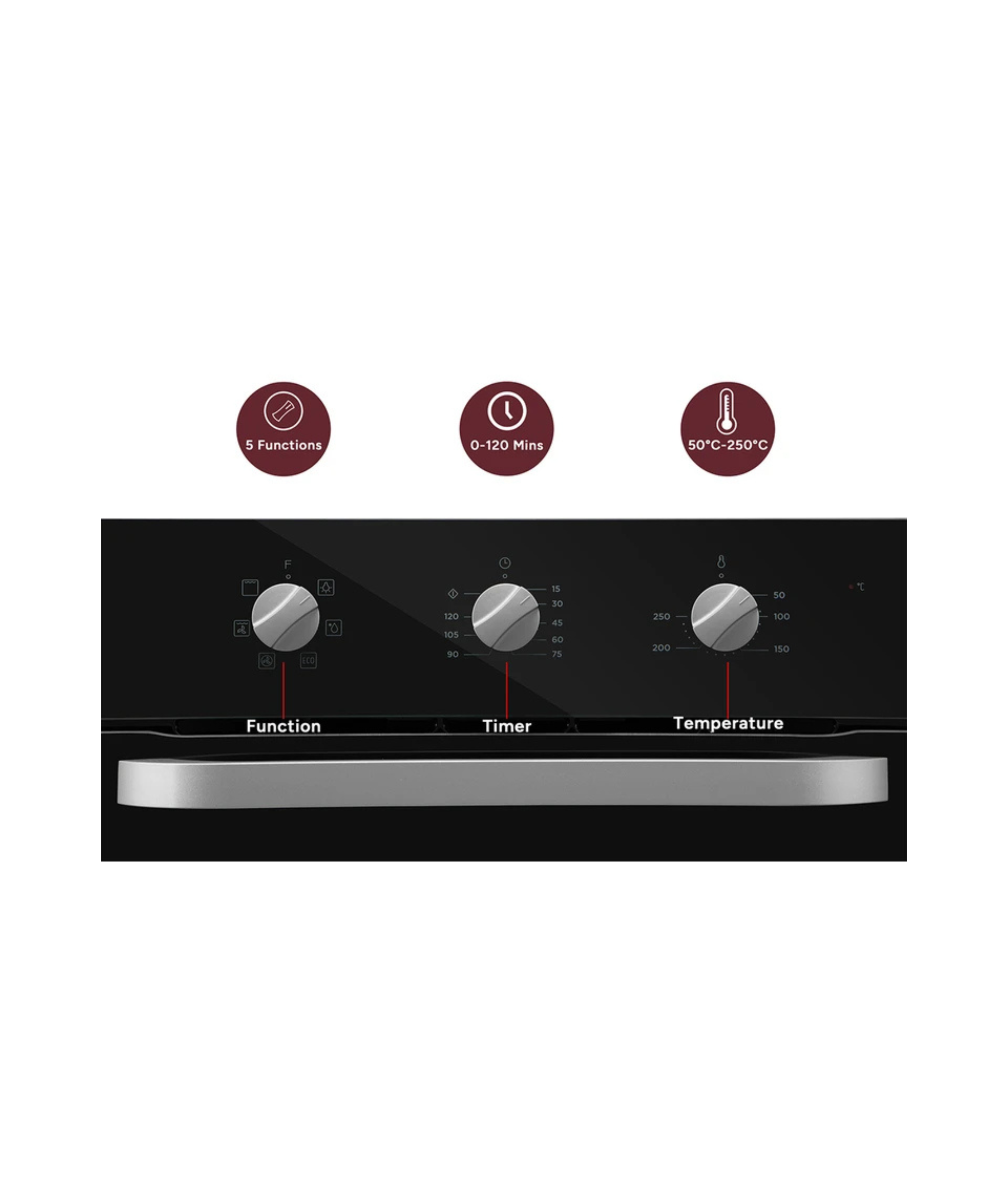 Kogan 60cm Electric Built-in Oven (5 Functions)