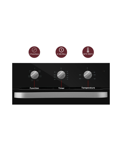Kogan 60cm Electric Built-in Oven (5 Functions) - product view 4