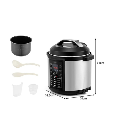 Kogan 6L 1000W 15-in-1 Multi Cooker - product view 2