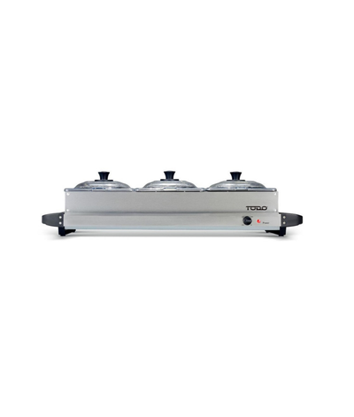 TODO 400W Buffet Server Electric 2L Serving Pot X3 Adjustable Thermostat