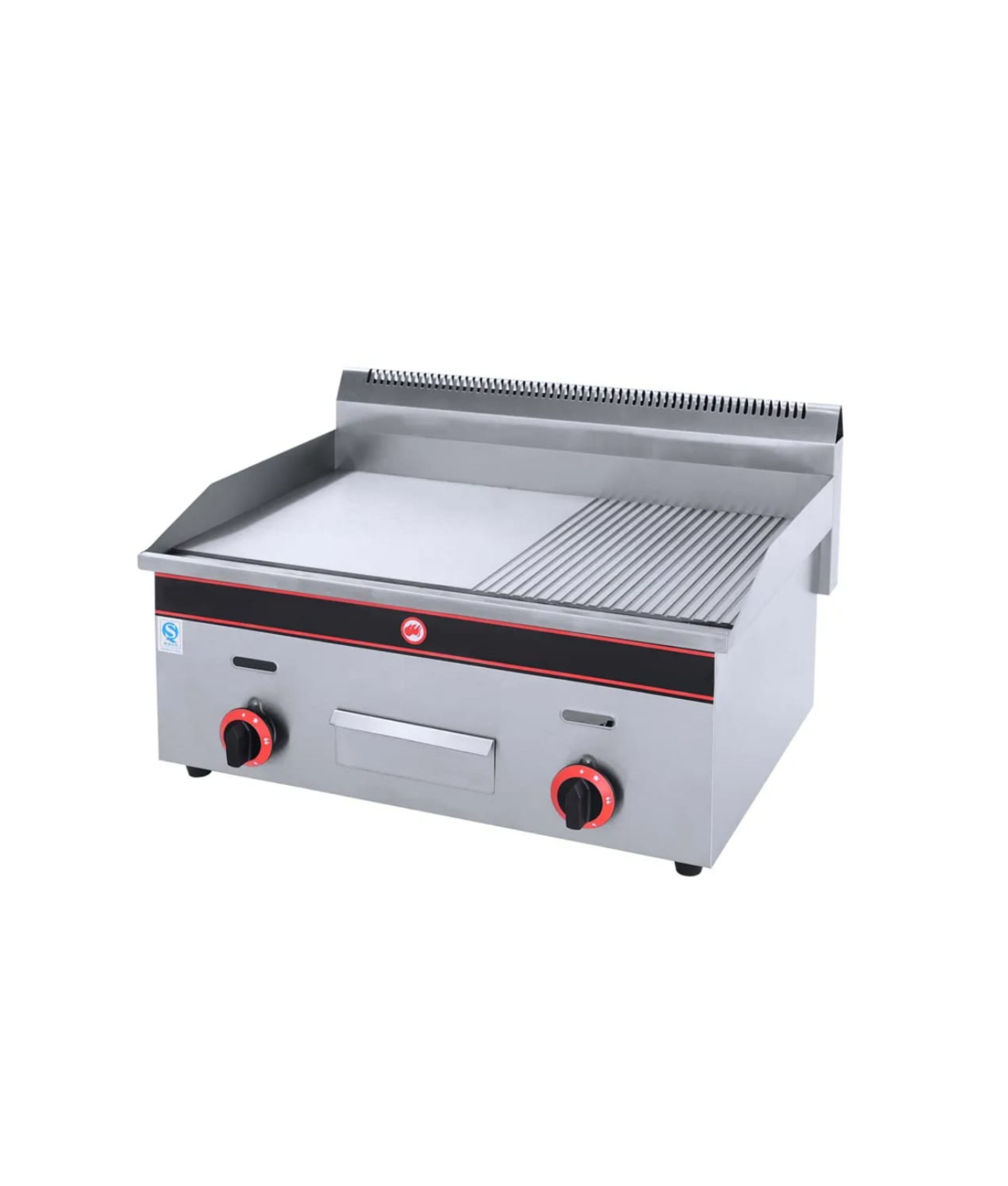 Industrial Gas Griddle 550MM (Half Grooved)