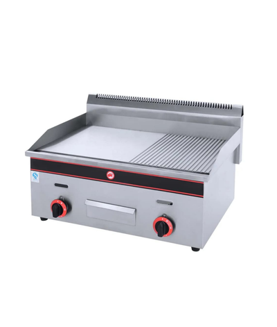 Industrial Gas Griddle 730MM (Half Grooved)