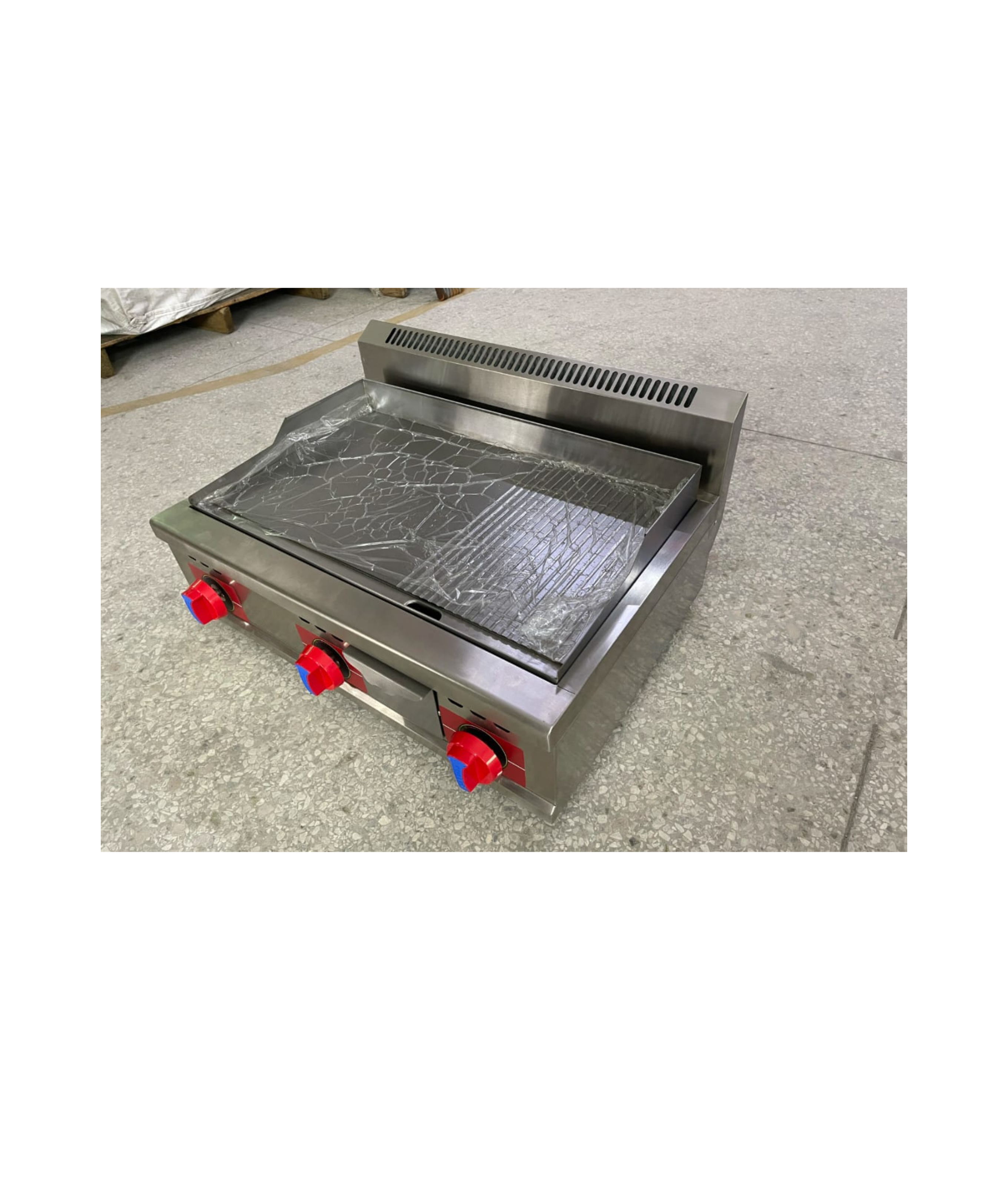 Industrial Gas Griddle 790MM (Half Grooved)