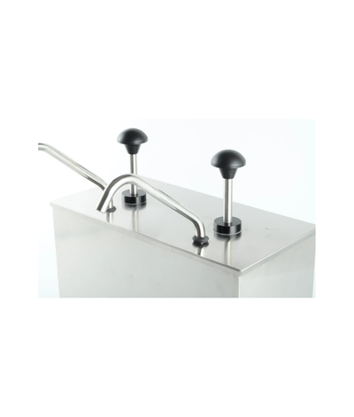 Industrial Sauce Dispenser Double (With Pump) - product view 3