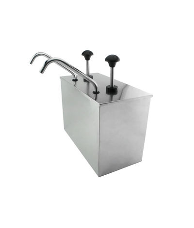 Industrial Sauce Dispenser Double (With Pump) - product view 2