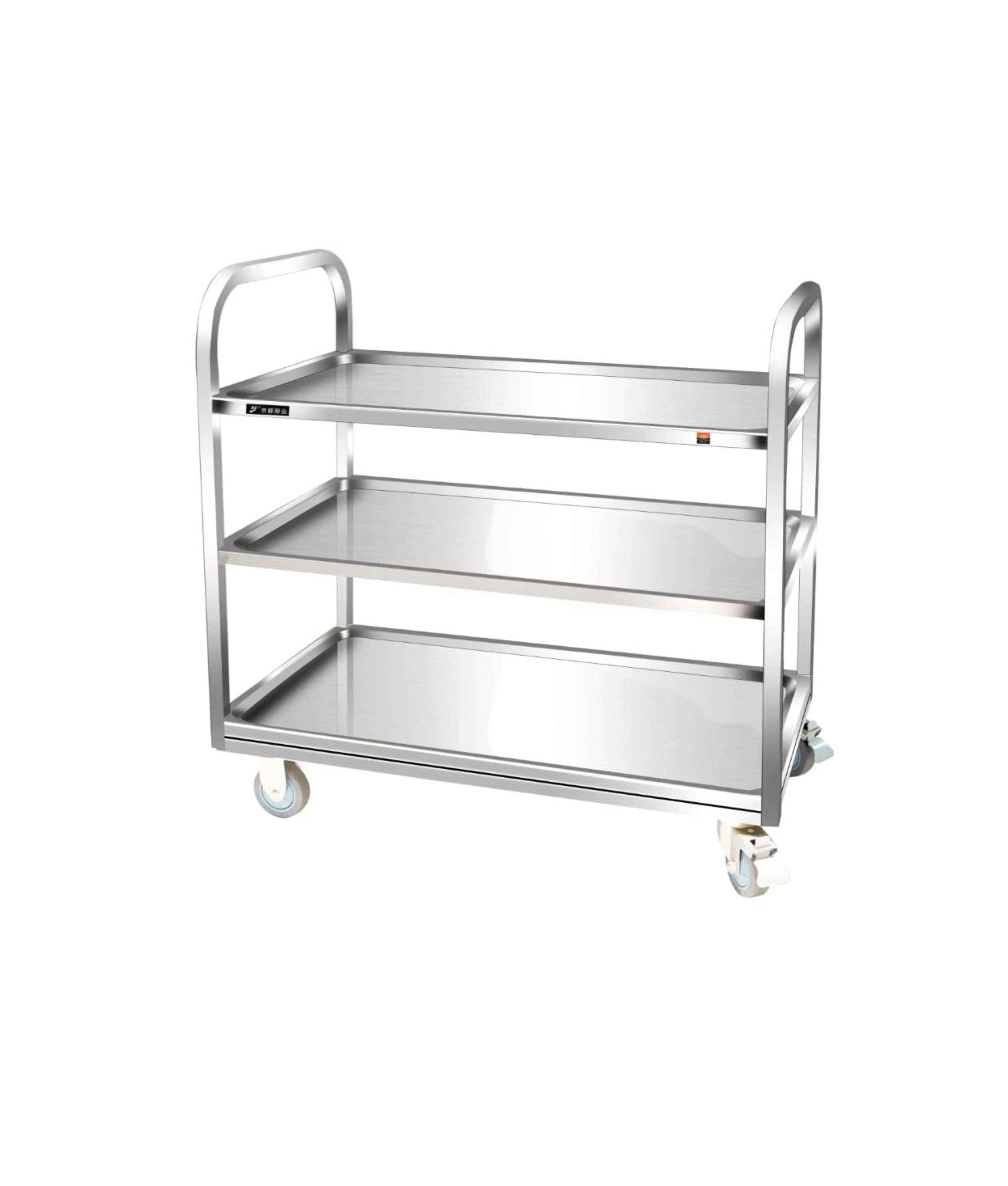 Stainless Steel Serving Trolley - 3 Shelf