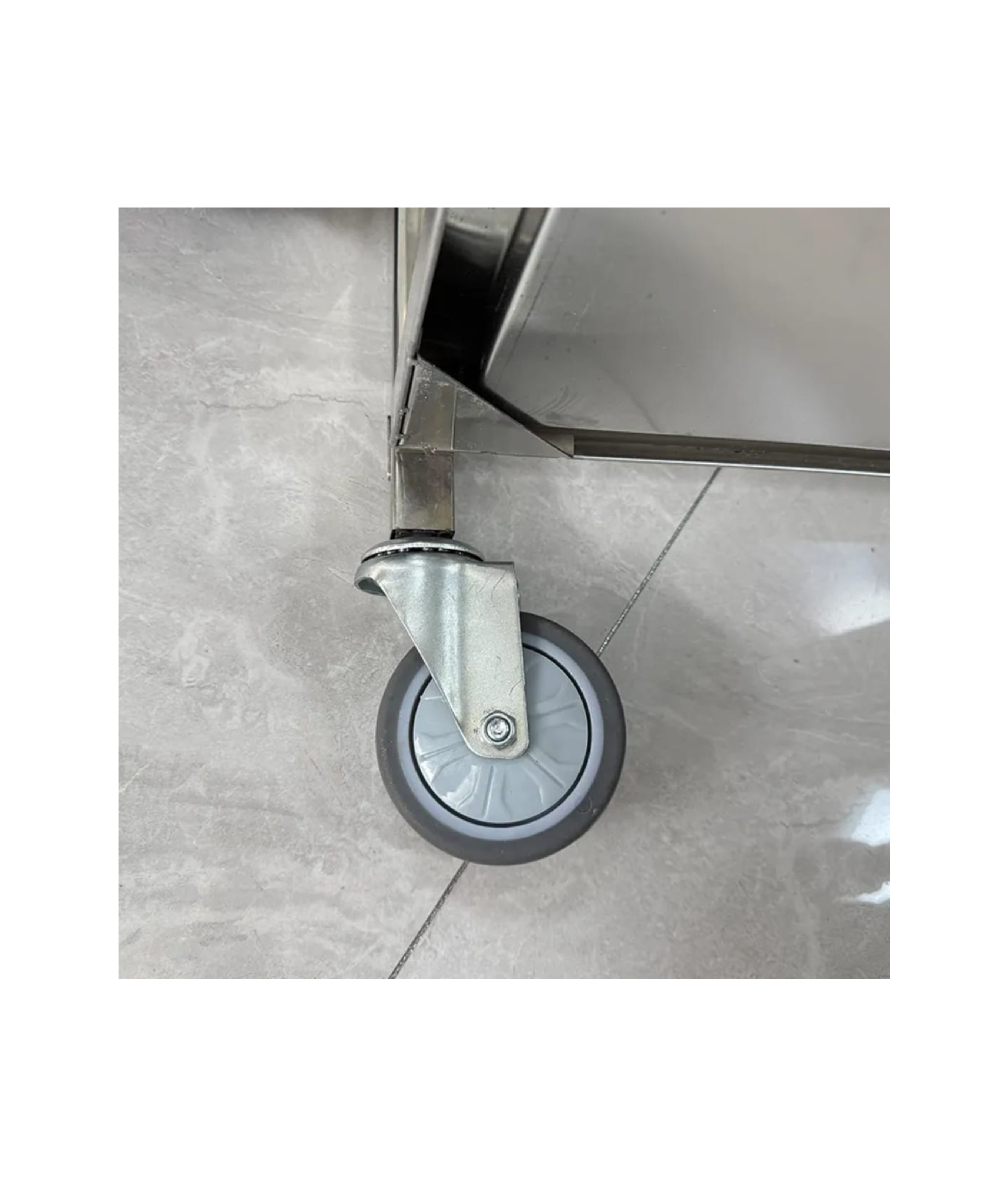 Stainless Steel Serving Trolley - 3 Shelf