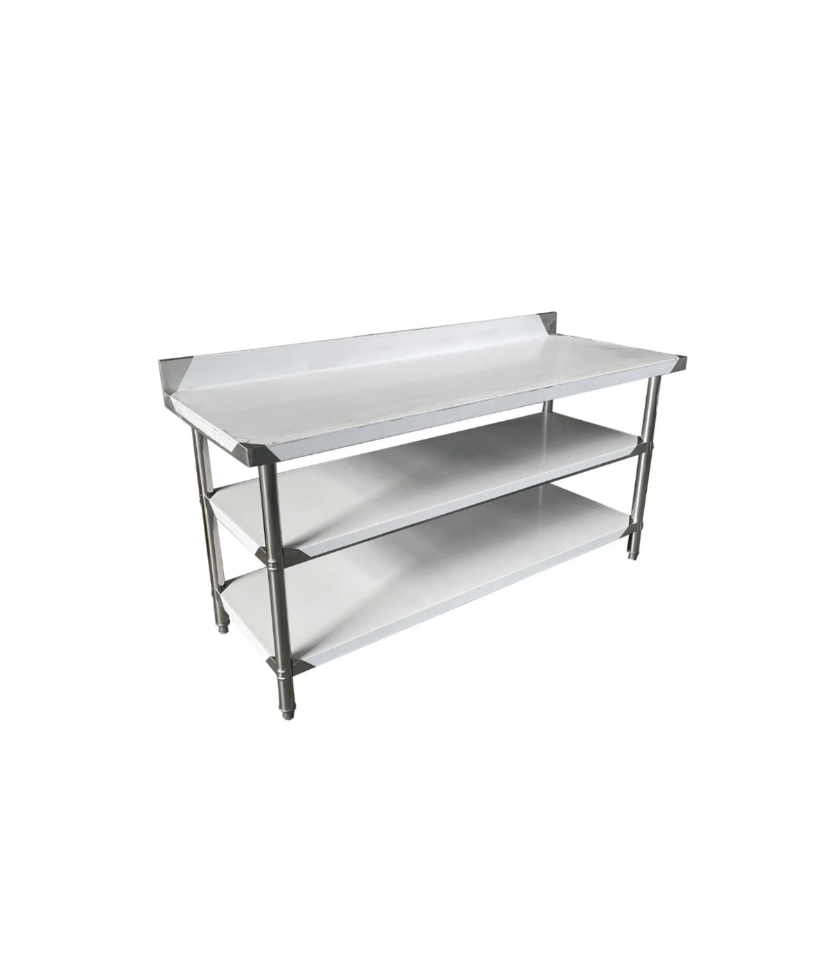 Stainless Working Table With Back-Splash 1000 x 700mm