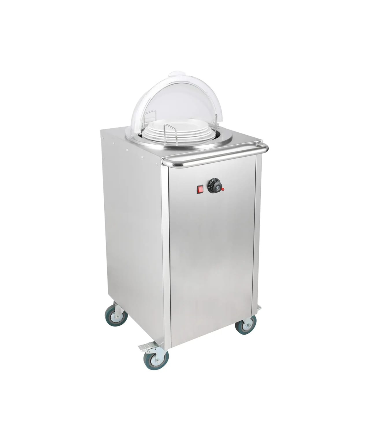 Industrial Plate Warming Cart - Single
