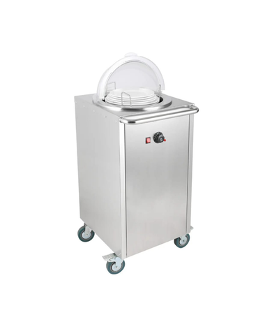Industrial Plate Warming Cart - Single