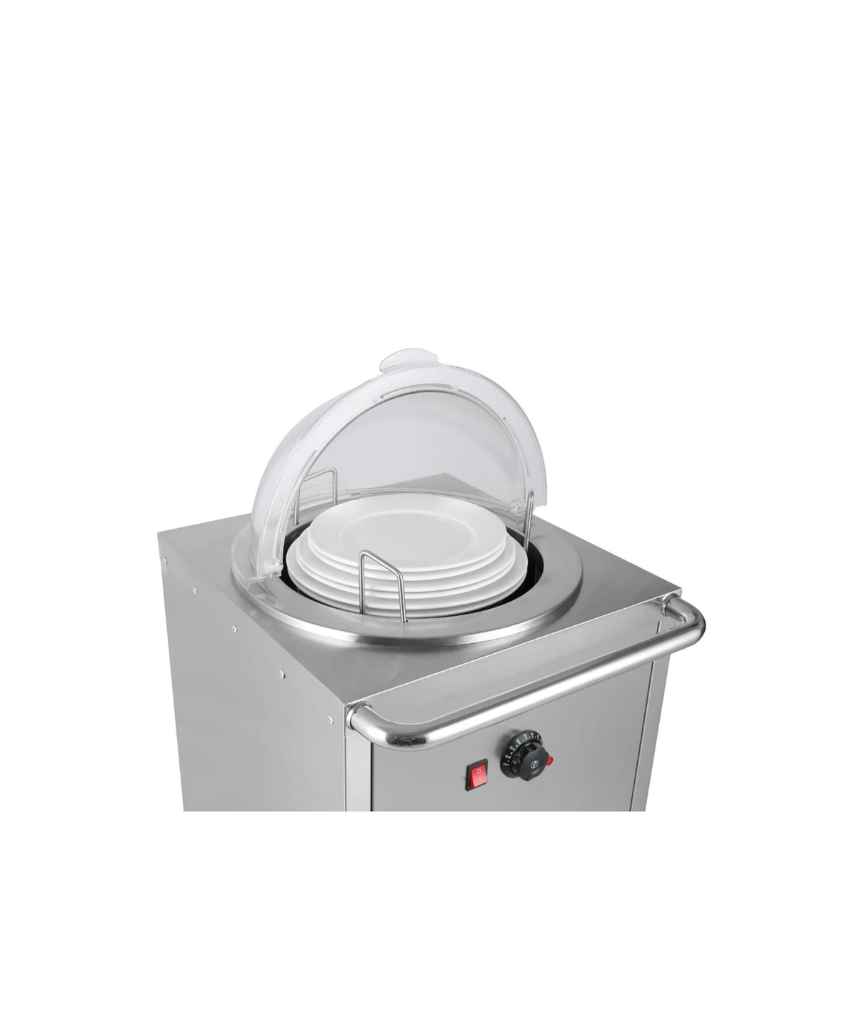 Industrial Plate Warming Cart - Single