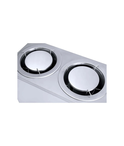 Industrial Plate Warming Cart - Double