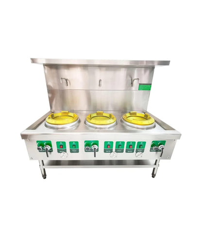 Industrial Wok Burner Triple (With fan)