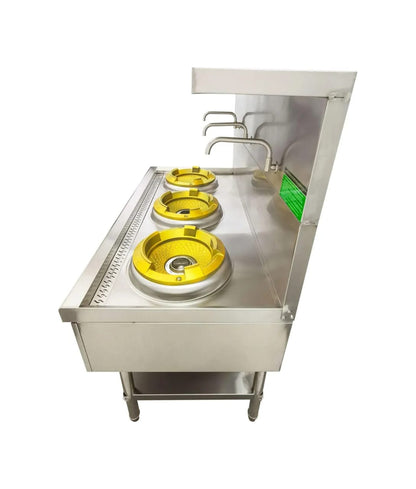 Industrial Wok Burner Triple (With fan)